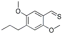 2,5-DIMETHOXY-4-N-PROPYLTHIOBENZALDEHYDE Struktur