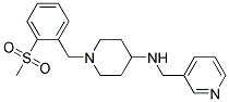 1-[2-(METHYLSULFONYL)BENZYL]-N-(PYRIDIN-3-YLMETHYL)PIPERIDIN-4-AMINE Struktur