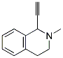 1-ETHYNYL-1,2,3,4-TETRAHYDRO-2-METHYLISOQUINOLINE Struktur