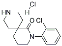 2-(2-CHLOROPHENYL)-2,9-DIAZASPIRO[5.5]UNDECAN-1-ONE HYDROCHLORIDE Struktur