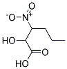 2-HYDROXY-3-NITRO-HEXANOIC ACID Struktur