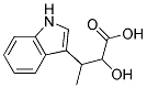 2-HYDROXY-3-(1H-INDOL-3-YL)BUTANOIC ACID Struktur