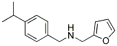 1-(2-FURYL)-N-(4-ISOPROPYLBENZYL)METHANAMINE Struktur