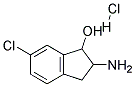 2-AMINO-6-CHLORO-INDAN-1-OL HYDROCHLORIDE Struktur