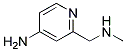 2-METHYLAMINOMETHYL-PYRIDIN-4-YLAMINE Struktur