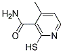 2-MERCAPTO-4-METHYLNICOTINAMIDE Struktur