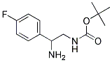 [2-AMINO-2-(4-FLUORO-PHENYL)-ETHYL]-CARBAMIC ACID TERT-BUTYL ESTER Struktur