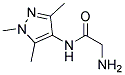 2-AMINO-N-(1,3,5-TRIMETHYL-1H-PYRAZOL-4-YL)ACETAMIDE Struktur