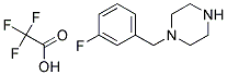 1-(3-FLUORO-BENZYL)-PIPERAZINE TRIFLUOROACETATE Struktur