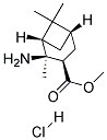 (1S,2S,3R,5S)-2-AMINO-2,6,6-TRIMETHYL-BICYCLO[3.1.1]HEPTANE-3-CARBOXYLIC ACID METHYL ESTER HYDROCHLORIDE Struktur