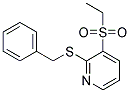 2-Benzylthio-3-ethylsulfonylpyridine Struktur