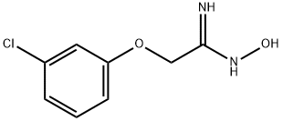 2-(3-CHLOROPHENOXY)-N'-HYDROXYETHANIMIDAMIDE Struktur