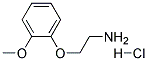 2-methoxyphenoxy ethylamine HCL Struktur