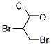 2,3-dibromo propionic chloride Struktur