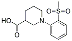 1-[2-(Methylsulphonyl)phenyl]piperidine-3-carboxylic acid Struktur