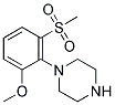 1-[2-Methoxy-6-(methylsulphonyl)phenyl]piperazine Struktur