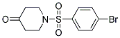 1-[(4-Bromophenyl)sulphonyl]-4-oxopiperidine Struktur