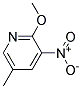 2-Methoxy-5-methyl-3-nitropyridine Struktur