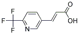 (2E)-3-[2-(Trifluoromethyl)pyridin-5-yl]propenoic acid Struktur