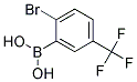 2-Bromo-5-(trifluoromethyl)benzeneboronic acid Struktur