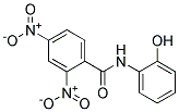 2,4-Dinitro-N-(2-hydroxyphenyl)benzamide Struktur