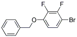 1-(Benzyloxy)-4-bromo-2,3-difluorobenzene Struktur