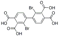 2,2'-dibromobiphenyl-3,3',4,4'-tetracarboxylic acid Struktur