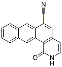 1-oxo-1,2-dihydronaphtho[2,3-h]isoquinoline-6-carbonitrile Struktur