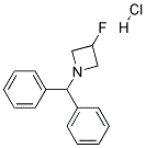 1-BENZHYDRYL-3-FLUORO-AZETIDINE HYDROCHLORIDE 98% Struktur