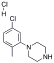 1-(2-METHYL-5-CHLOROPHENYL)PIPERAZINE HCL Struktur