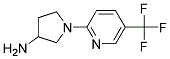 1-(5-TRIFLUOROMETHYL-PYRIDIN-2-YL)-PYRROLIDIN-3-YLAMINE Struktur