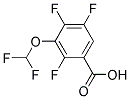 2,4,5-TRIFLUORO-3-DIFLUOROMETHYOXYBENZOIC ACID Struktur