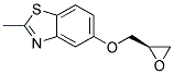 2-METHYL-5-((R)-1-OXIRANYLMETHOXY)-BENZOTHIAZOLE Struktur