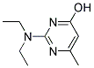 2-Diethylamino-6-Methyl-4-HydroxyPyrimidine Struktur