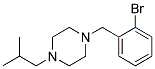 1-(2-Bromobezyl)-4-Isobutylpiperazine Struktur