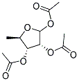 1,2,3-Tri-O-Acetyl-5-Deoxy-D-Ribofuranose Struktur