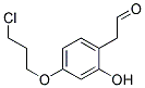 2-[2-Hydroxy-4-(3-Chloro Propyloxy) Phenyl] Ethanone Struktur