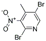 2,5-DIBROMO-3-NITRO-4-PICOLINE Struktur