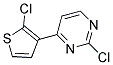 2-Chloro-4-(2-chloro-thiophen-3-yl)-pyrimidine Struktur