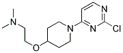 2-{[1-(2-chloropyrimidin-4-yl)piperidin-4-yl]oxy}-N,N-dimethylethanamine Struktur