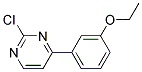 2-Chloro-4-(3-ethoxy-phenyl)-pyrimidine Struktur