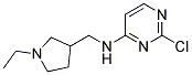 2-chloro-N-[(1-ethylpyrrolidin-3-yl)methyl]pyrimidin-4-amine Struktur