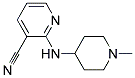 2-[(1-methylpiperidin-4-yl)amino]pyridine-3-carbonitrile Struktur