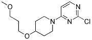 2-chloro-4-[4-(3-methoxypropoxy)piperidin-1-yl]pyrimidine Struktur