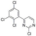 2-Chloro-4-(2,3,5-trichloro-phenyl)-pyrimidine Struktur