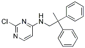 2-chloro-N-(2,2-diphenylpropyl)pyrimidin-4-amine Struktur