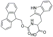 2-{[(9H-fluoren-9-ylmethoxy)carbonyl]amino}-3-(2-methyl-1H-indol-3-yl)propanoic acid Struktur