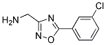 1-[5-(3-chlorophenyl)-1,2,4-oxadiazol-3-yl]methanamine Struktur