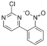 2-Chloro-4-(2-nitro-phenyl)-pyrimidine Struktur