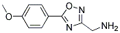 1-[5-(4-methoxyphenyl)-1,2,4-oxadiazol-3-yl]methanamine Struktur